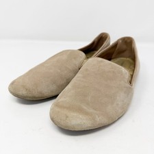 Birdies Starling Women's Flats Sz 8.5 Latte Suede Loafers Slip On Shoes