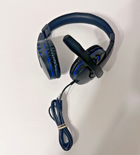LVL Up Headphones W/ Microphone - LU731 - Blue - FREE SHIPPING
