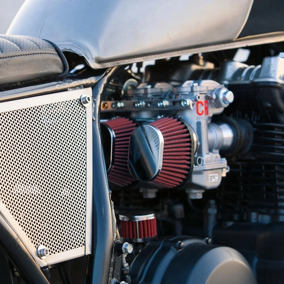 4 cápsulas de filtro de aire ovaladas de alto flujo de 55 mm para carbohidratos Honda CB 750 900 1000 CR VM TM Foto 2 de 4