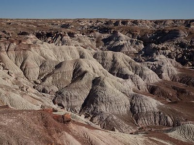 Photo:Petrified Forest National Park Arizona 2018 Badlands Formations