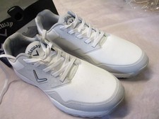 EX DISPLAY   Callaway Golf CHEV ACE Golf Shoes M589 (UK 7)  SPIKELESS - WHITE