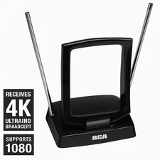 RCA Amplified Indoor HDTV Antenna New 1080p 4K Ready Digital TV Signal Booster