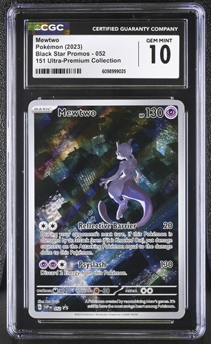 Mewtwo graded CGC 10 for sale on eBay