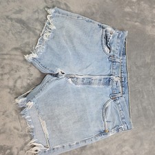 levis 501 cut off shorts Vintage Button Fly mens 36 90's Y2K Thrashed 34