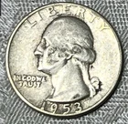 1953 Washington Quarter Silver US Coin Circulated