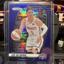 Jade Melbourne 63/199 BLUE PULSAR | 2024 Panini WNBA Prizm #68 Mystics