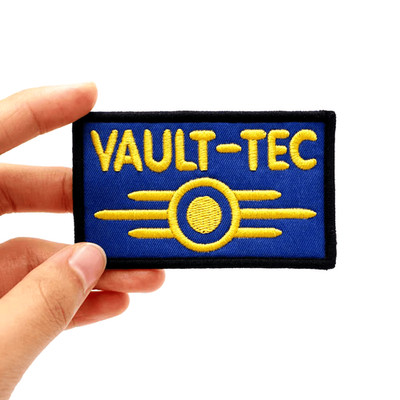 Fallout Vault-Tec Hook & Loop Patch Official Embroidered Morale logo Patch NEW