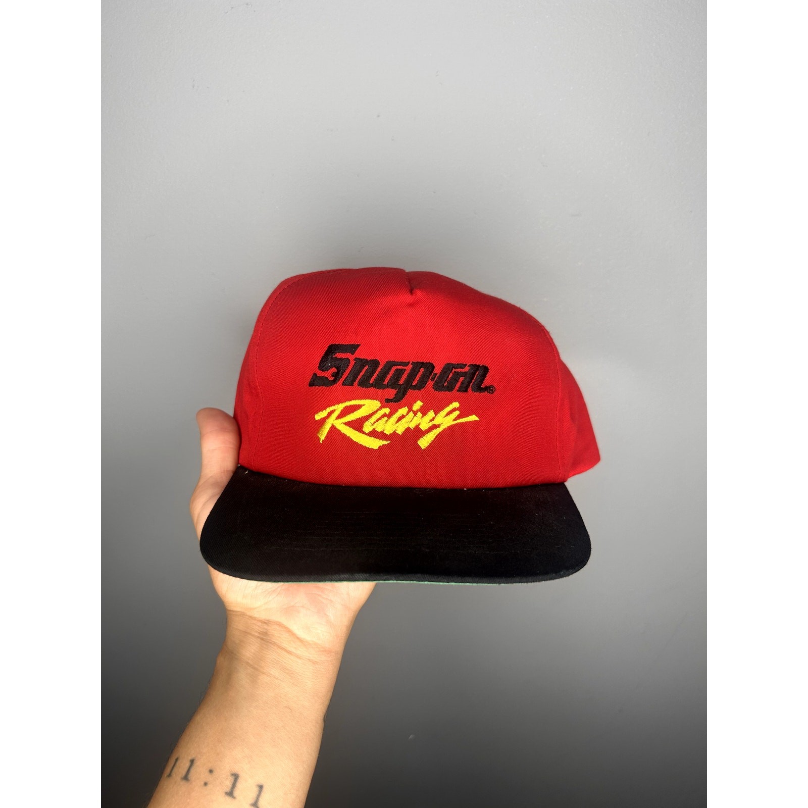 Vintage 90s Nascar Snap On Racing Snapback Hat