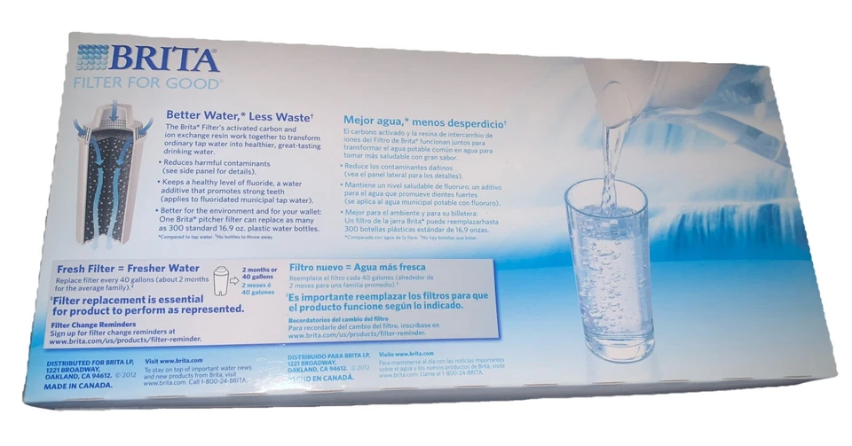 New Brita Pitcher Replacement Water Filters 5-Pack NIB - Image 2 of 4