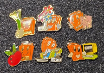 6er Pin-Set   Coop   Pin/Pins *aus Sammlung* 20548