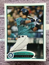 Franklin Gutierrez 2012 Topps Error #286a Seattle Mariners