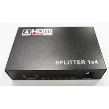 HD 4 Port HDMI Splitter 1x4 Repeater Amplifier 1080P 1 In 4 Out  Distributor
