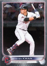 2022 Topps Chrome Update Steven Kwan Rookie
