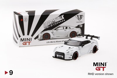 ミニカー MINI GT LB Works Nissan GT-R Matte White MINI GT LB☆Works NISSAN GT-R Matte White - メルカリ