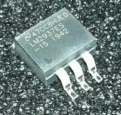 5pcs LM2937ESX-15 ELLI942 Linear Voltage Regulator 15V  500mA DDPAK/TO-263-3