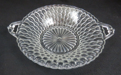 Circleware Clear Pressed Glass - Candy Nut Dish - Carina - 11.2 oz Vintage 1960s