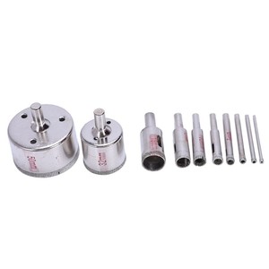 10 Teile Diamant Lochsäge 3-50mm Nickel Beschichtet Loch Bohrer for Handbohrer