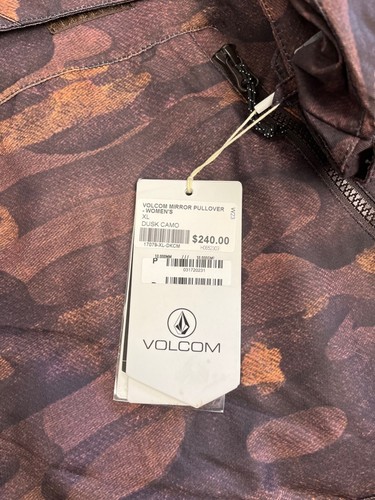 $240 Volcom Pullover Snowboard Jacket NWT Sz XL Dusk Camo Womens Free Ship - Picture 4 of 11