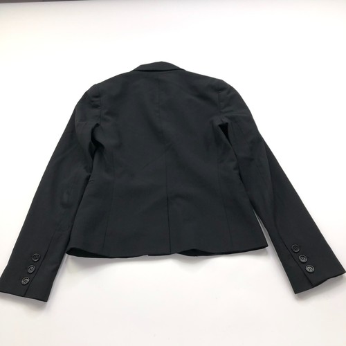 Theory Size 0 Womens Wool Blend 3 Button Blazer Lined Jacket Black - Picture 13 of 20