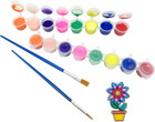 Suncatcher Paint - 2 Strips + 2 Brushes - Stained Glass Window Art Paint Craft T