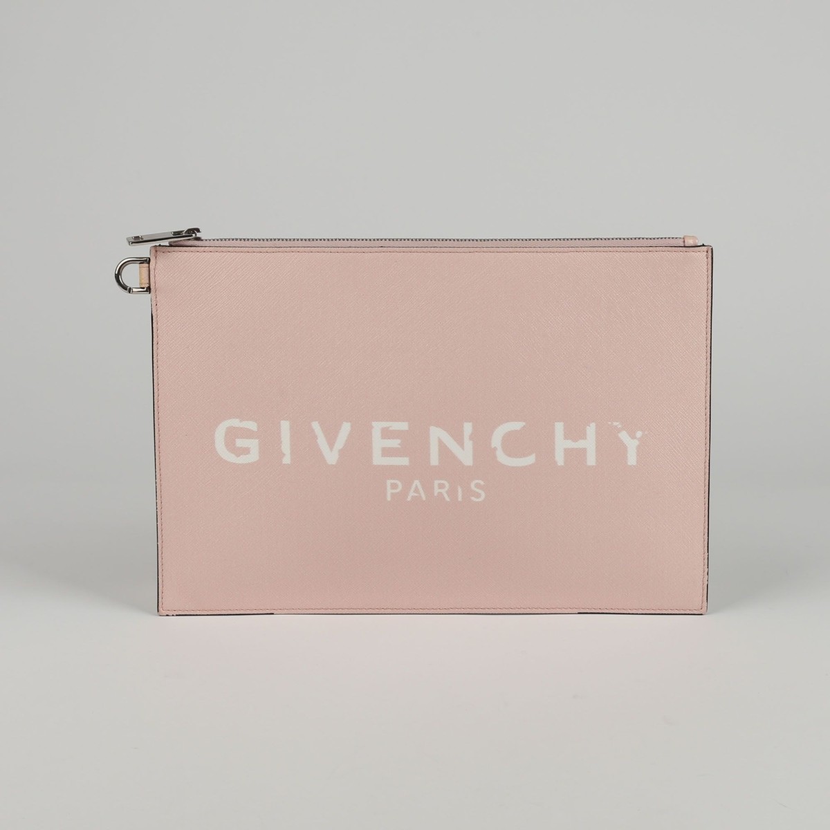 Givenchy Vintage Logo Clutch in Pink Leather BB607VB0T0 Givenchy Vintage Logo Clutch in Pink Leather BB607VB0T0