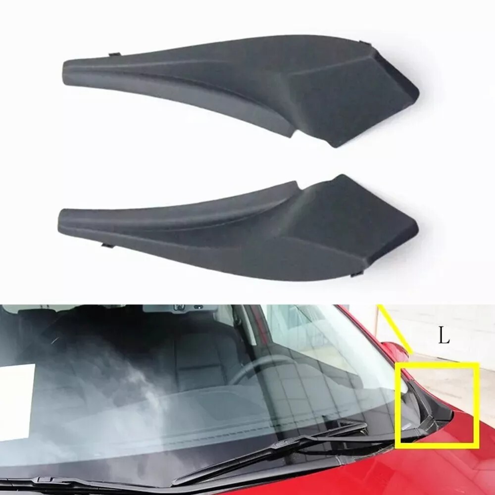 2x L+R Windshield Wiper Cowl Vent Corner Trim Cover Panel For