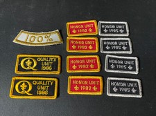 1980  s Boy Scouts Honor  Quality Unit Patches