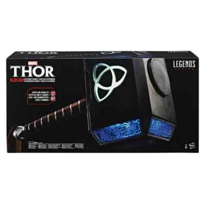 ハズブロ　アベンジャーズ レジェンド エレクトロニック ハンマー　ムジョルニア Amazon.co.jp: ハズブロ(HASBRO) MARVEL マーベル レジェンド