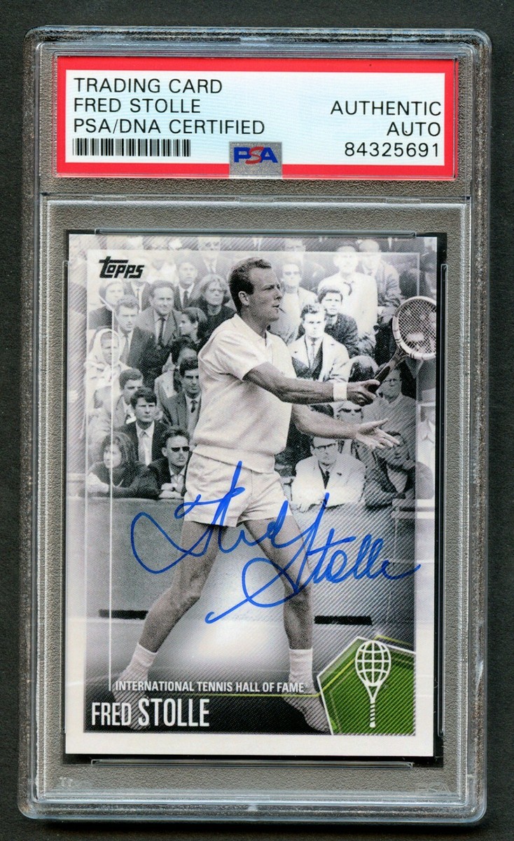 Fred Stolle US Open サイン入りカード Fred Stolle #38 signed autograph auto 2019 Topps Tennis Trading