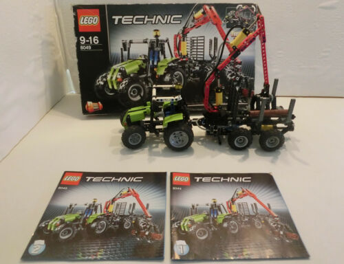 (AH 9) Lego Technic 8049 Traktor mit Forstkran Anhänger OVP & BA 100% Komplett - Bild 1 von 12