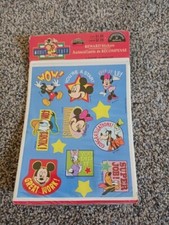 Vintage NOS Hallmark Mickey Mouse Reward Stickers 8 Sheets Disney Sealed Package