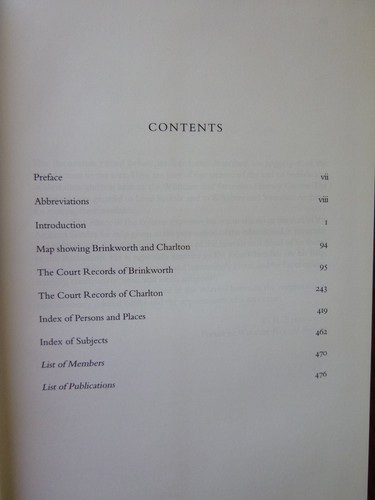 Court Records, Brinkworth & Charleton 1544 - 1648, D Crowley (hardcover, 2009) - Picture 4 of 4