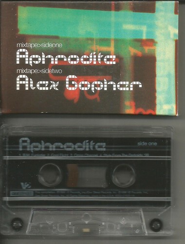 APHRODITE & ALEX GOPHER Rare MIXTAPE 1999 PROMO DJ Cassette Tape cassingle USA
