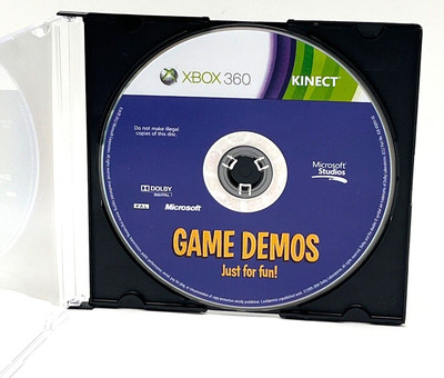 Game Demos Just for fun Microsoft XBOX 360 Kinect NUR Disc OHNE Hülle