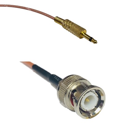 RG316 3.5mm 1/8 to BNC MALE RF Cable Rapid-SHIP LOT