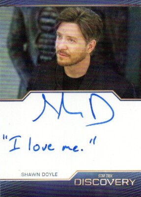 Star Trek Discovery Staffel 4: Shawn Doyle ''I love me'' Autogrammkarte