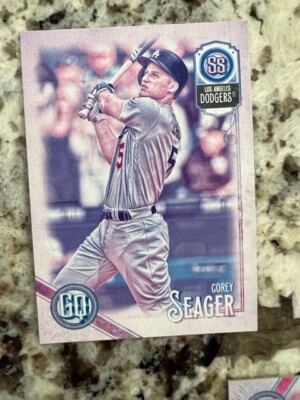 2018 TOPPS GYPSY QUEEN MISSING BLACKPLATE CARD LA DODGERS COREY SEAGER #125