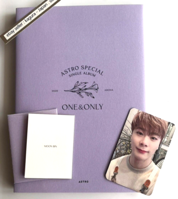 ASTRO MOONBIN MOON BIN ONE&ONLY Album CD Photocard Message card