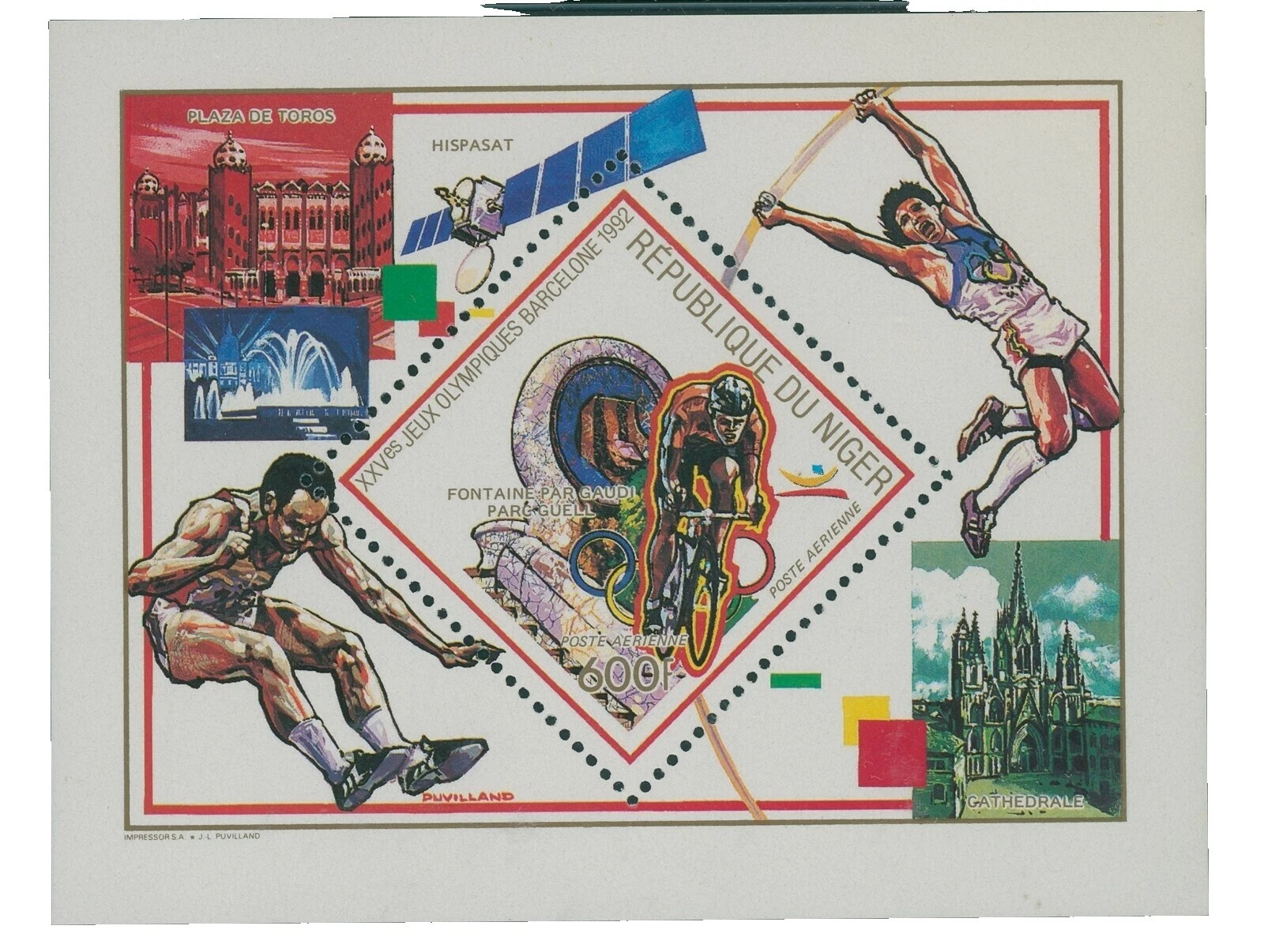 奥运会完好未铰边/全新邮票尼日利亚邮票