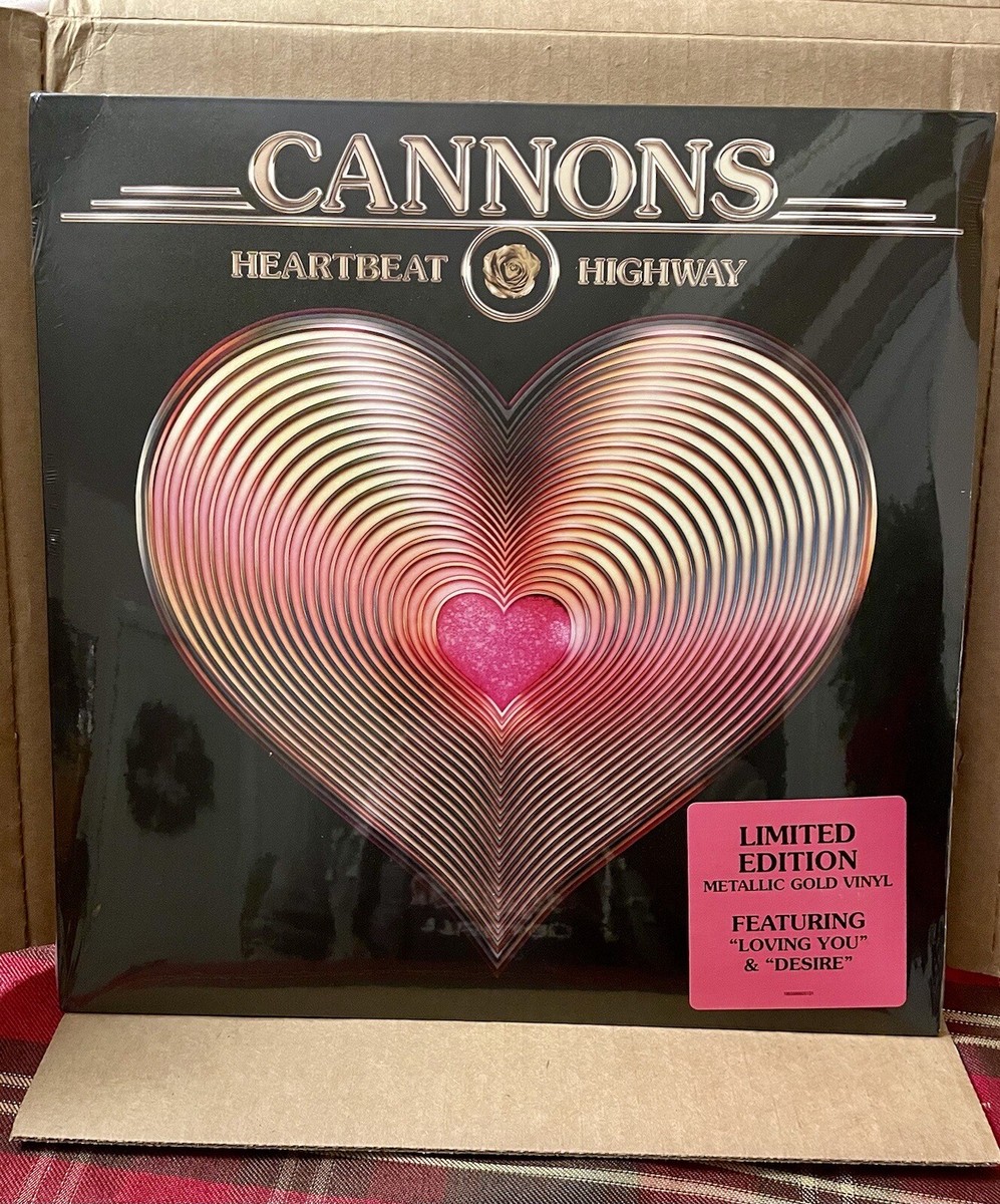 Cannons Band - Heartbeat Highway Gold Vinyl LP Limited Edition