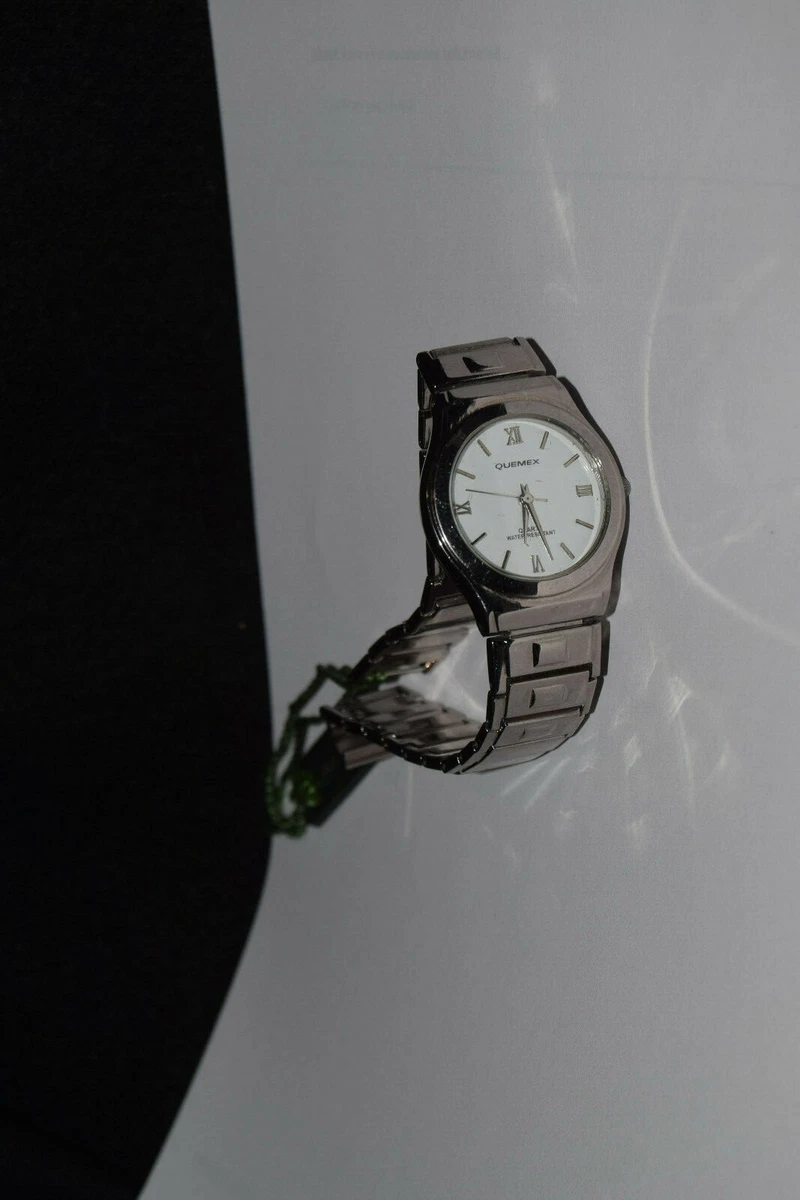 Quemex Quartz Water Resistant Watch Medium Dial Working . VINTAGE