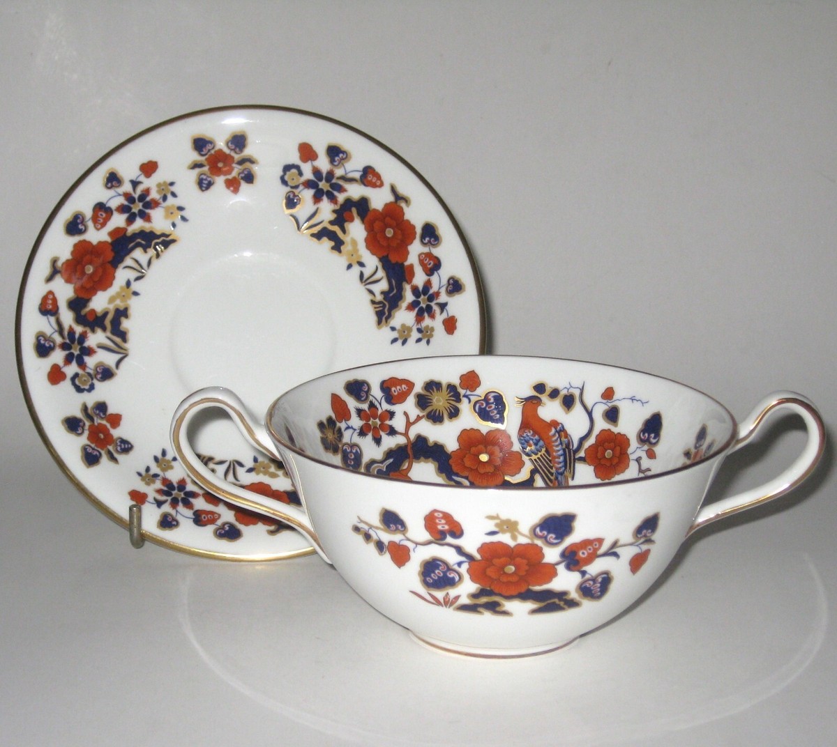 AYNSLEY  カップ＆ソーサー 2 set Vintage Aynsley Tea Cup and Saucer Set, Hand-Painted, Sage