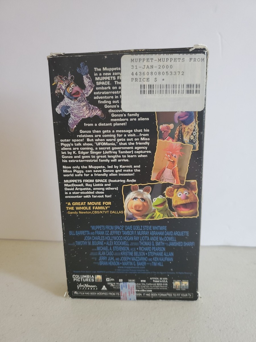 Muppets from Space (VHS, 1999, Slipsleeve) Jim Henson 43396038981