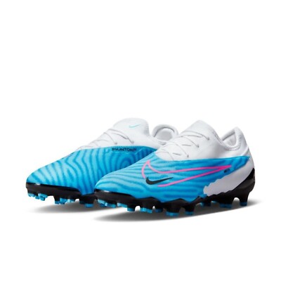 Nike Phantom GT2 Academy Flyease FG/MG Soccer Cleats Blue Sz 7 8.5 11 DH9638-446