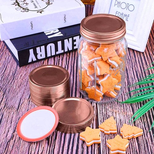 50/100X Glass Jars with Lid Small Food Storage Mini Mason Jam Bottle Container↔ - Picture 9 of 15