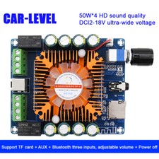 XH-A393 Car Audio Modified Bluetooth Digital Power Amplifier Board 50W 4
