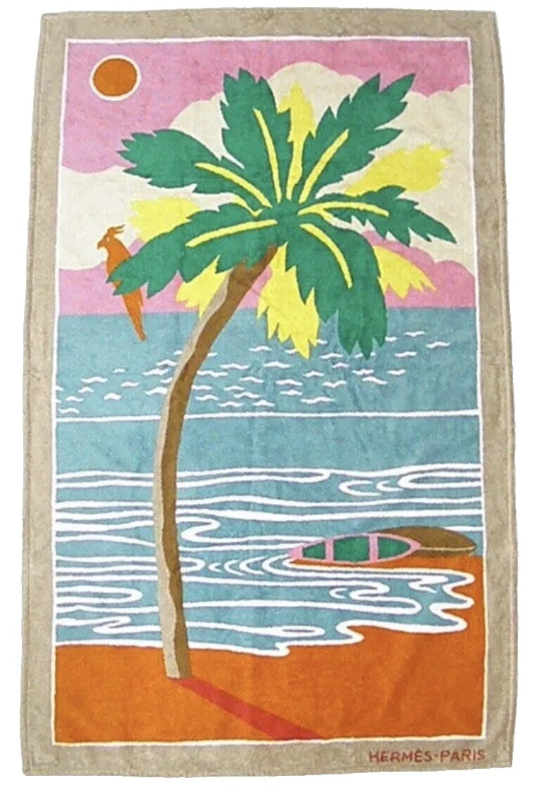 Baño HERMÈS 100% algodón toallas de playa