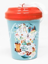 Disney Parks Starbucks Ornament Walt Disney World Hollywood Studios Orange Lid