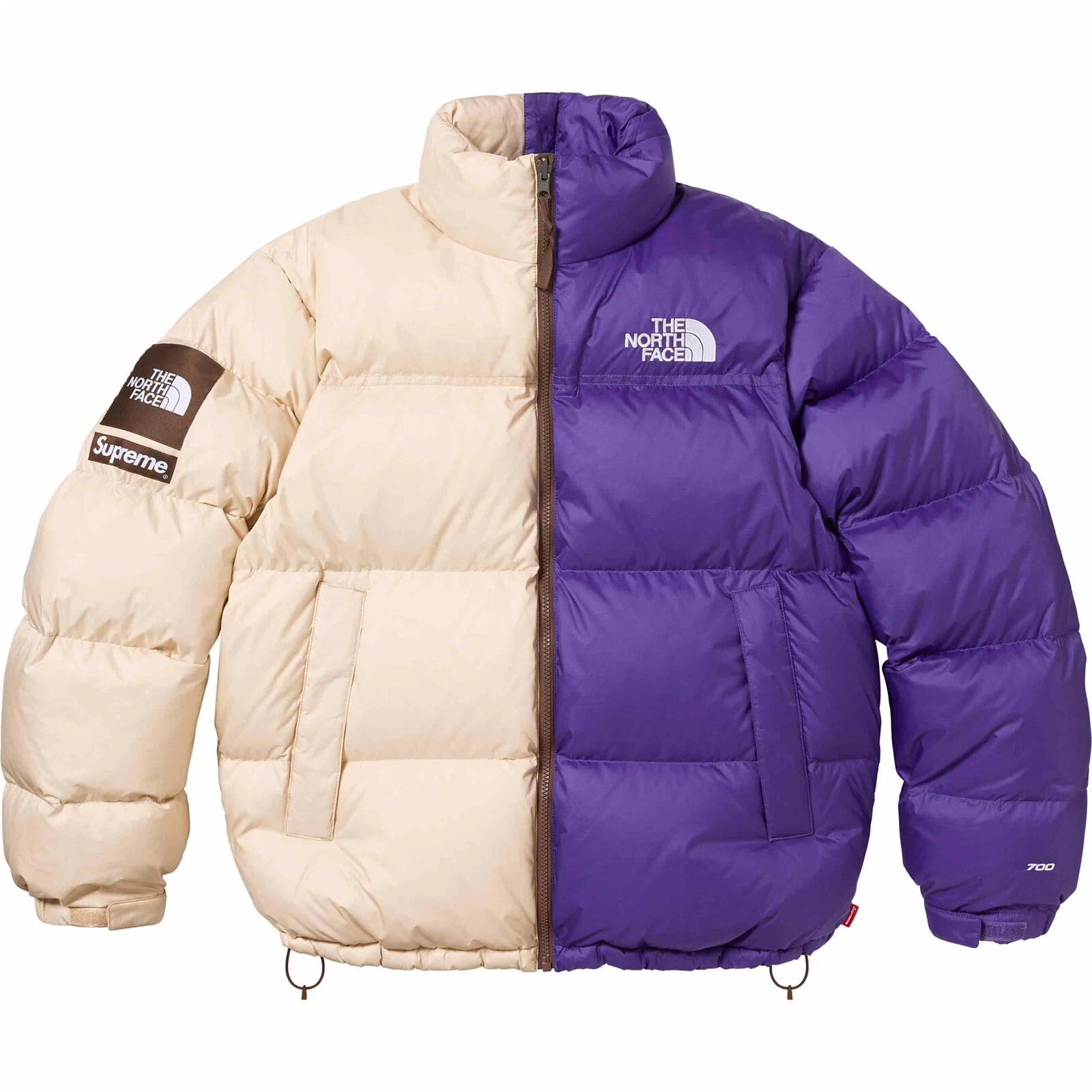 Veste nuuptse Supreme x The North Face Face Split 100 % TAILLE AUTHENTIQUE : M