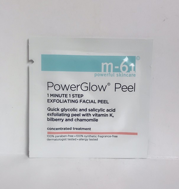 M61 Power Glow Peel 1minute Facial Peels 14 Treatments for 2 Weeks